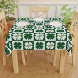 Luck of the Irish Shamrock Table Cloth