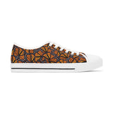 Women's Low Top Sneakers, Monarch Butterfly Shoes, Monarch Wings