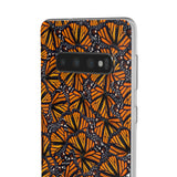 Monarch Butterfly Wings Flexi phone Cases, Iphone, Samsung