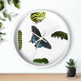 Black Swallowtail Wall Clock