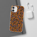 Monarch Butterfly Wings Flexi phone Cases, Iphone, Samsung