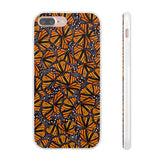 Monarch Butterfly Wings Flexi phone Cases, Iphone, Samsung