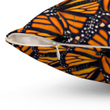 Monarch Wings Spun Polyester Square Pillow