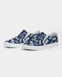 409 White on NAVY v2 Men's Slip-On Canvas Shoe FREE SHIPPING