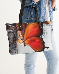 Red Magic  Stylish Tote; butterfly