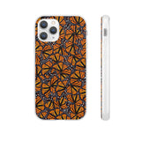 Monarch Butterfly Wings Flexi phone Cases, Iphone, Samsung