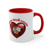 Monarch Coffee Mug, Love Conquers All - Printed in Australia