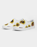 Sunflower and monarch Women's Slip-On Canvas Shoe