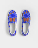 Blue tie dye Women's Slip-On Canvas Shoe