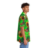 Men's Monarch Green Hawaiian Shirt