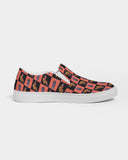 Small checker pattern Men's Slip-On Canvas Shoe