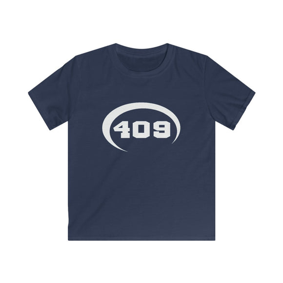 409 (NAVY) Kids Softstyle Tee FREE SHIPPING