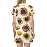 All Over Print T-Shirt Dress