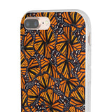 Monarch Butterfly Wings Flexi phone Cases, Iphone, Samsung