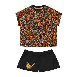 Monarch Butterfly Women's Short Pajama Set