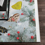 Butterfly Christmas Dornier Rug