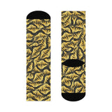 Tiger Swallowtail Wings Crew Socks