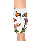 Monarchs and Milkweed Men's Mid-Length swim shorts