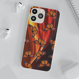 Hot Monarch Butterflies IPhone Flexi Cases