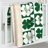 Love the Irish Saint Patty Sherpa Fleece Blanket