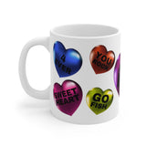 Valentine Hearts Mug 11oz