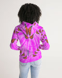 Monarch Butterfly Hoodie (Pink tie dye) Women's Hoodie
