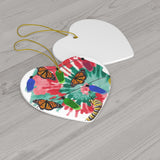 Monarch Butterfly Ceramic Ornaments splash