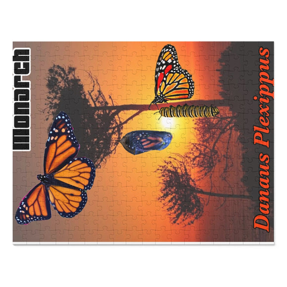 Monarch Butterfly and Chrysalis Jigsaw Puzzle (252 Piece)