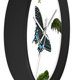 Black Swallowtail Wall Clock