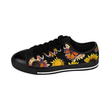 Canvas Sneakers, Sunflowers and Monarchs Women's Sneakers