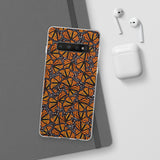 Monarch Butterfly Wings Flexi phone Cases, Iphone, Samsung