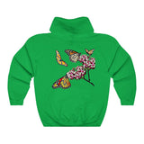 MONARCHS And milkweed  Heavy Blend™ Hooded Sweatshirt FREE SHIPPING