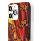 Hot Monarch Butterflies IPhone Flexi Cases