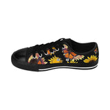 Canvas Sneakers, Sunflowers and Monarchs Women's Sneakers