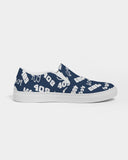 409 White on NAVY v2 Men's Slip-On Canvas Shoe FREE SHIPPING