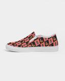 Small checker pattern Men's Slip-On Canvas Shoe