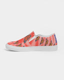 Orange tie Dye Women's Slip-On Canvas Shoe