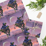 Black Swallowtail Fantasy Wrapping Paper FREE SHIPPING