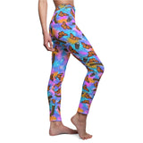 Monarch Butterfly Life Cycle and Colors Women's Casual Leggings - Inspired Passion Productions