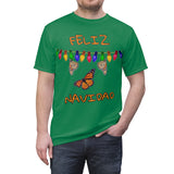 Monarch Butterfly Christmas Feliz Navidad Unisex Tee FREE SIPPING