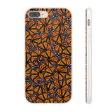 Monarch Butterfly Wings Flexi phone Cases, Iphone, Samsung