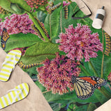 Monarchs and Milkweed Standard Beach Towel, 30x60