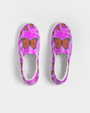 Pink tie dye Women's Slip-On Canvas Shoe