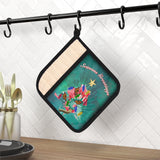 Monarch Butterfly Pot Holder with Pocket