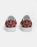 Small checker pattern Men's Slip-On Canvas Shoe