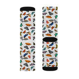 Monarch Holiday Butterfly Print Socks