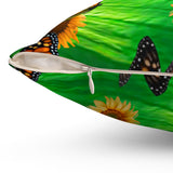 Monarch Butterfly Spun Polyester Square Pillow