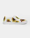 Sunflower and monarch Women's Slip-On Canvas Shoe