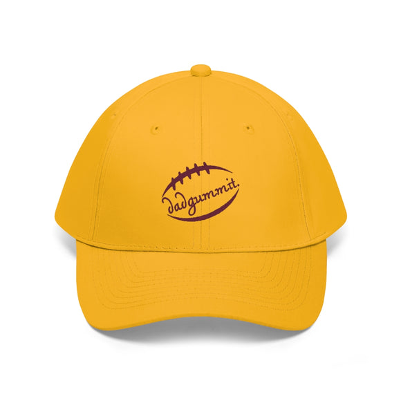 Dadgummit gold Unisex Twill Hat FREE SHIPPING