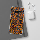 Monarch Butterfly Wings Flexi phone Cases, Iphone, Samsung